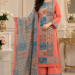 Pure Cotton Lawn Digital Print Suit Set